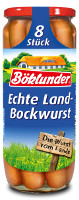 Böklunder Echte Land-Bockwurst 8 Stück 720 g Glas